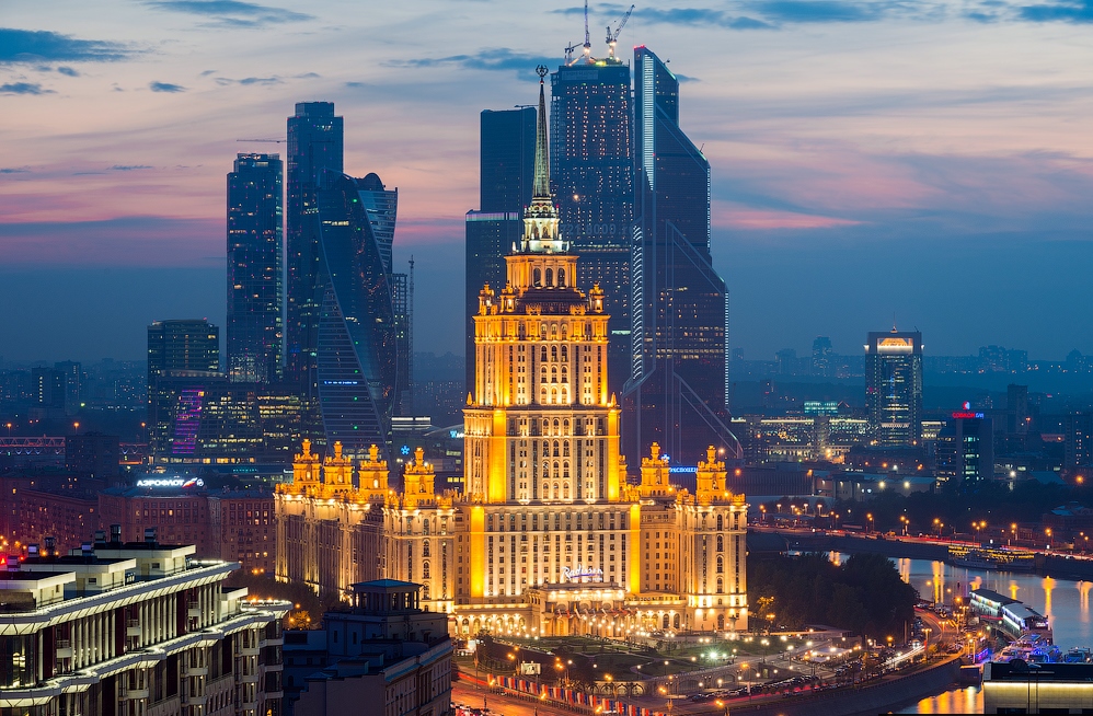 El tour panorámico en Moscú