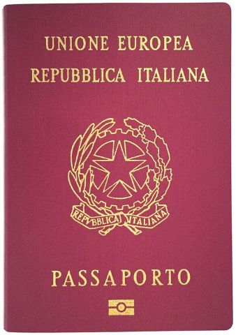 Паспорт Италии